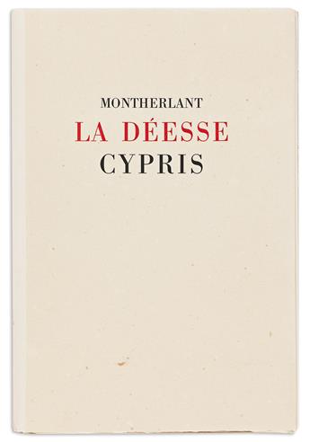 LAURE ALBIN-GUILLOT. La Déesse Cypris.